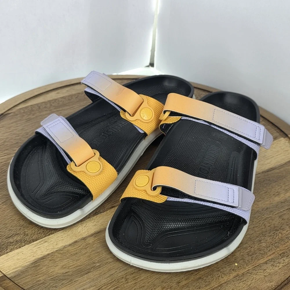 BIRKENSTOCK Sz 9 / 40 Sahara Slide Futura Purple Fog/Apricot Waterproof No Slip